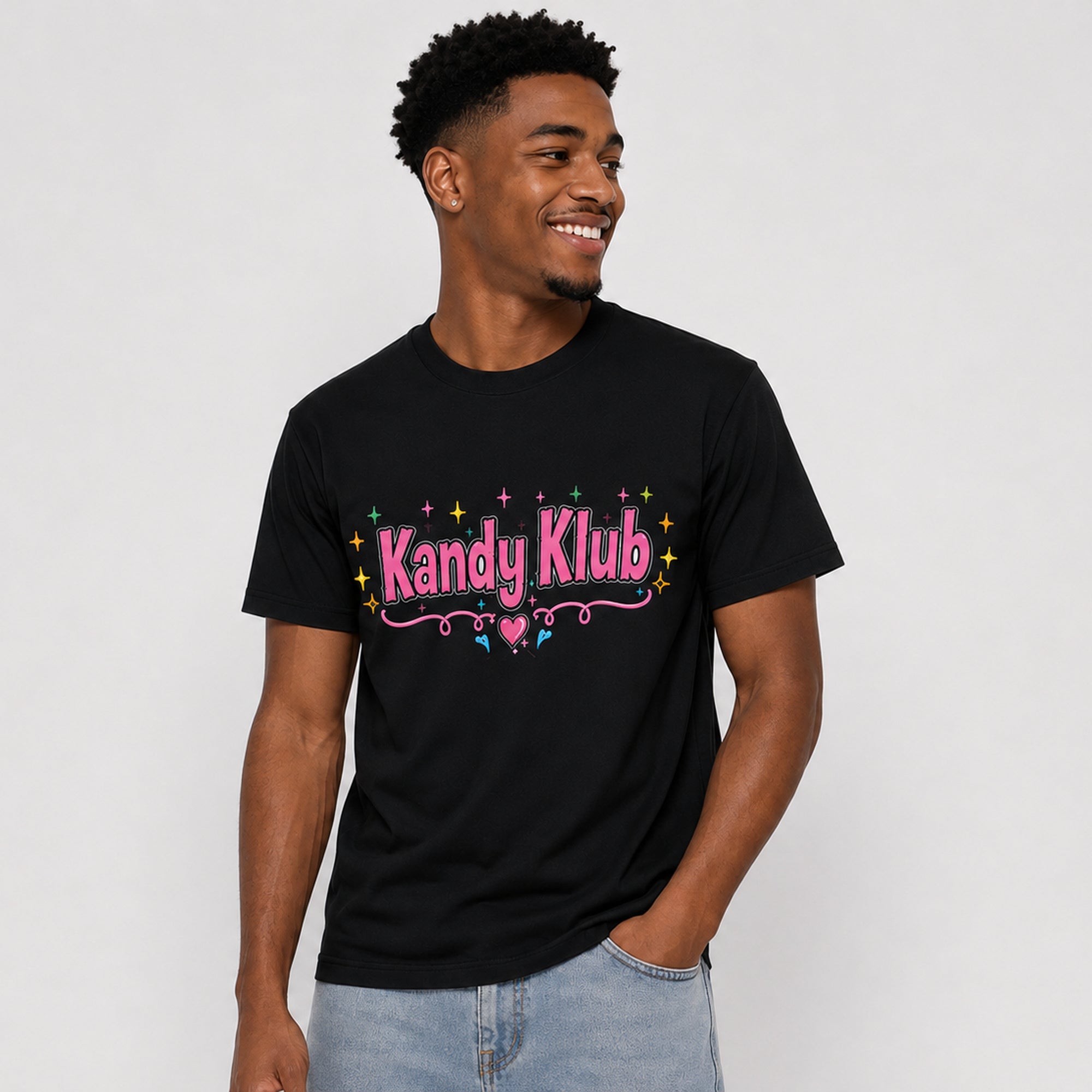 Kandy Klub Logo Tee — Black