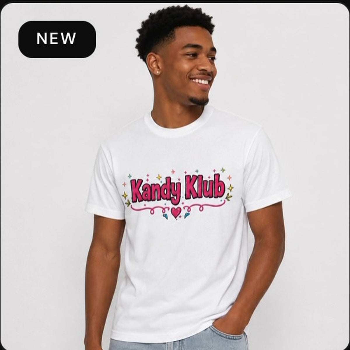 Kandy Klub Logo Tee — White