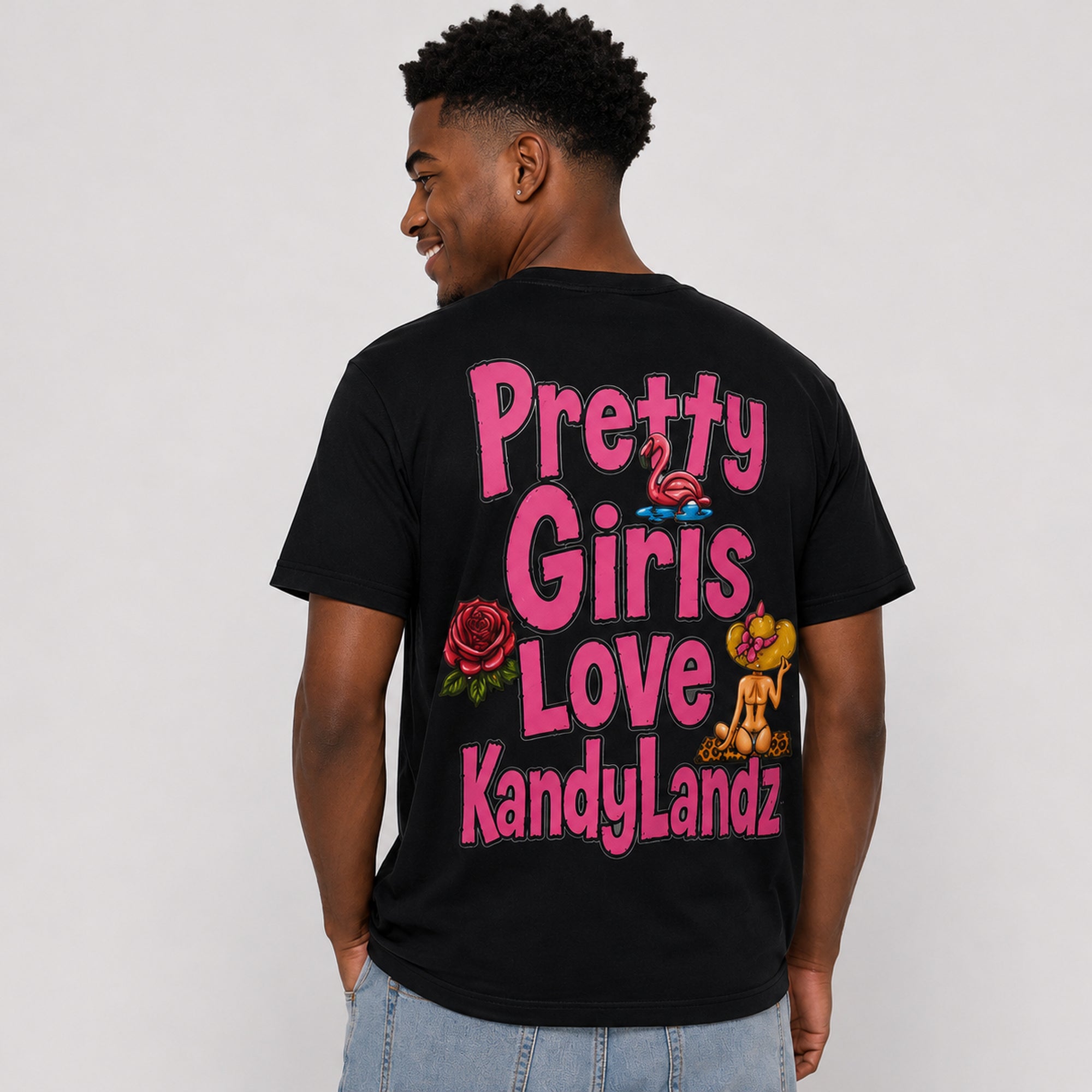 Pretty Girls Love KandyLandz Tee — Black